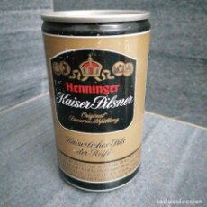 Coleccionismo de cervezas: LATA DE CERVEZA HENNINGER KAISER BEER BIERE CAN