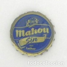 Coleccionismo de cervezas: ANTIGUA CHAPA DE CERVEZA MAHOU SIN - LAIKER - AZUL - ESPAÑA - ESPAÑOLA
