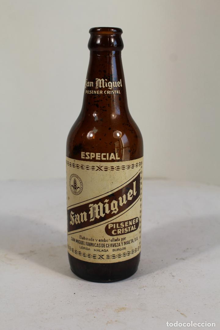 Coleccionismo de cervezas: botella de cerveza san miguel (71)
