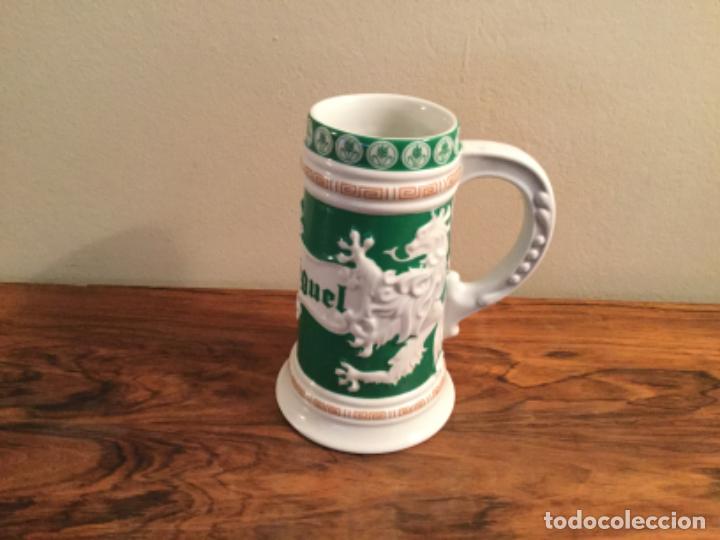 Coleccionismo de cervezas: JARRA CERAMICA SAN MIGUEL ORIGINAL DE EPOCA