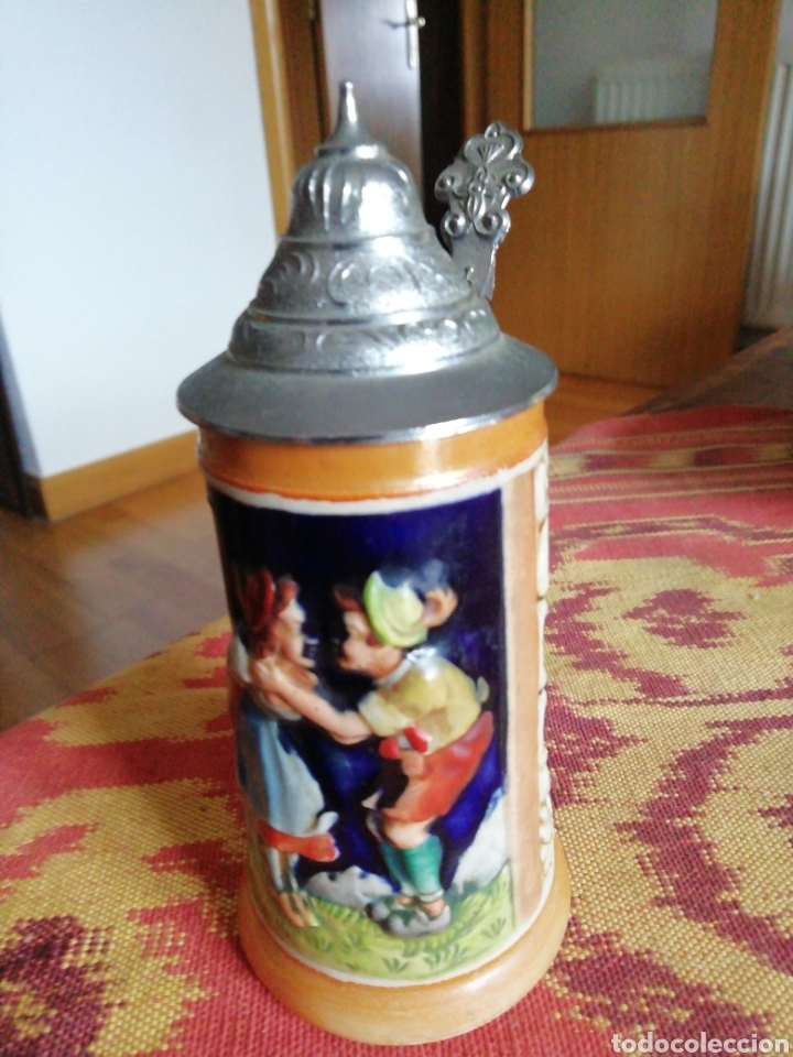 Coleccionismo de cervezas: Jarritas de cerveza con tapa - Foto 4