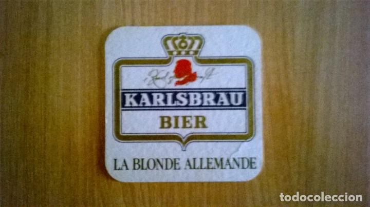 Collectionnisme de bi&egrave;res: Posavaso cerveza Karlsbrau