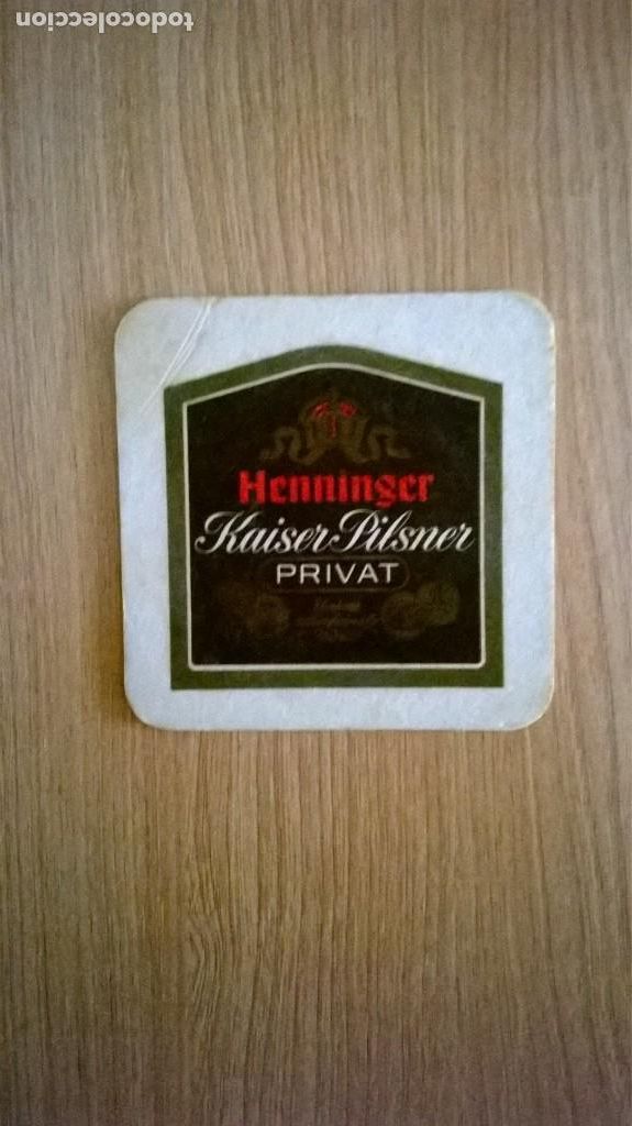 Collectionnisme de bi&egrave;res: Posavaso cerveza Henninger