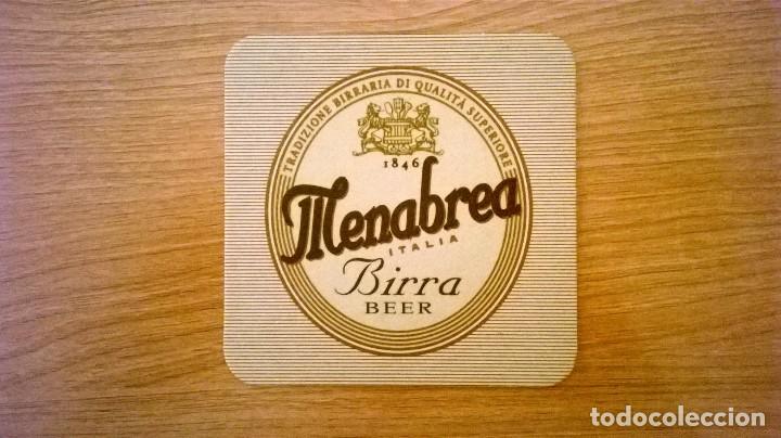 Coleccionismo de cervezas: Posavaso cerveza Menabrea