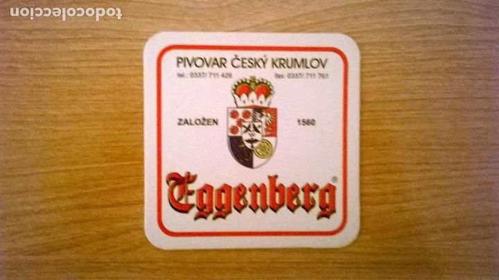 Coleccionismo de cervezas: Posavaso cerveza Eggenberg - Foto 1