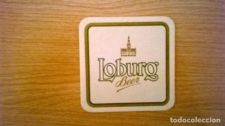 Coleccionismo de cervezas: Posavaso cerveza Loburg