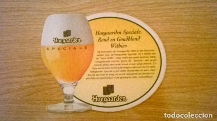 Coleccionismo de cervezas: Posavaso cerveza Hoegaarden