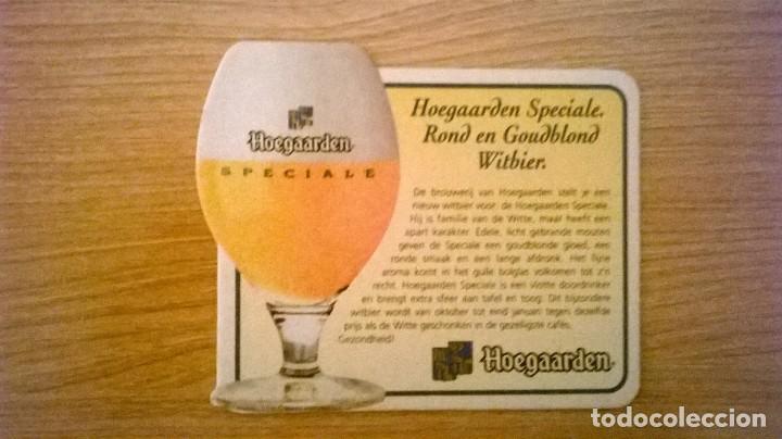 Coleccionismo de cervezas: Posavaso cerveza Hoegaarden