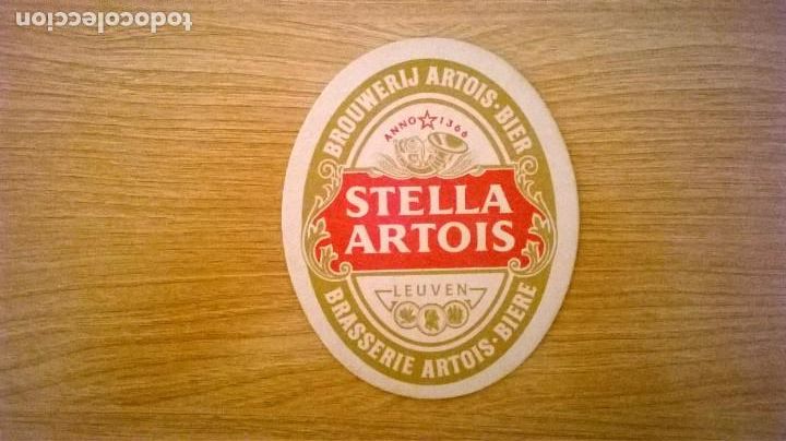 Coleccionismo de cervezas: Posavaso cerveza Stella Artois