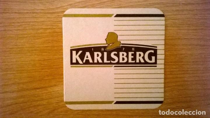 Coleccionismo de cervezas: Posavaso cerveza Karlsberg