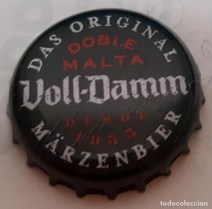 Coleccionismo de cervezas: CHAPA CERVEZA VOLL DAMM -SPAIN- KRONKORKEN TAPPI FABRICANTE -HB- KC00805