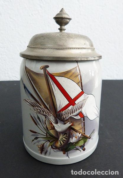 Coleccionismo de cervezas: Jarra de cerveza del siglo XIX