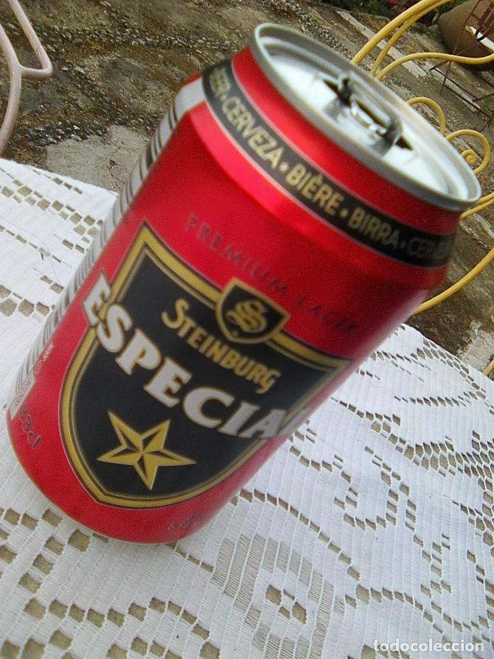 Sammeln von Brauereiartikeln: lata de cerveza Steinburg Especial, 33 cl