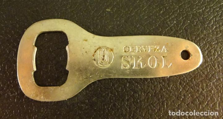 Coleccionismo de cervezas: CERVEZA SKOL. ABREBOTELLAS - Foto 2