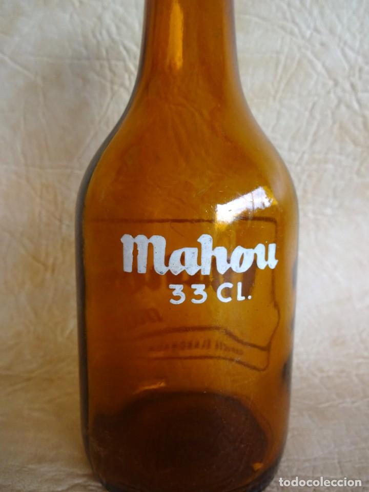 real madrid mahou - botella de cerveza llena - - Compra venta en  todocoleccion