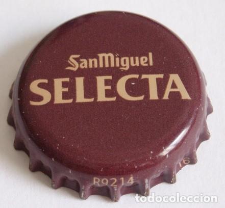 Coleccionismo de cervezas: CHAPA CERVEZA SAN MIGUEL, SELECTA. FACTORIA U