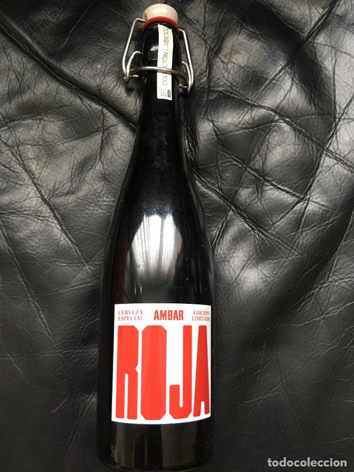 Coleccionismo de cervezas: AMBAR ROJA CERVEZA ESPECIAL EDICION LIMITADA - VACIA