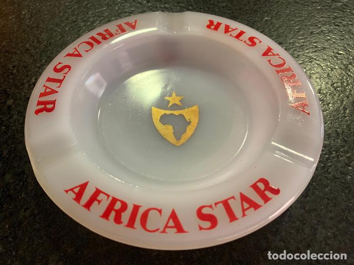 Coleccionismo de cervezas: ANTIGUO Y DIF&Iacute;CIL CENICERO DE CERVEZA AFRICA STAR