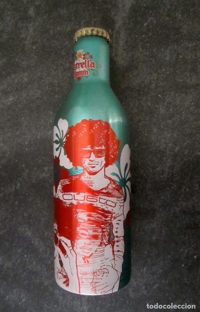 Coleccionismo de cervezas: Botella de colecci&oacute;n de aluminio de Damm - Custo - Foto 1