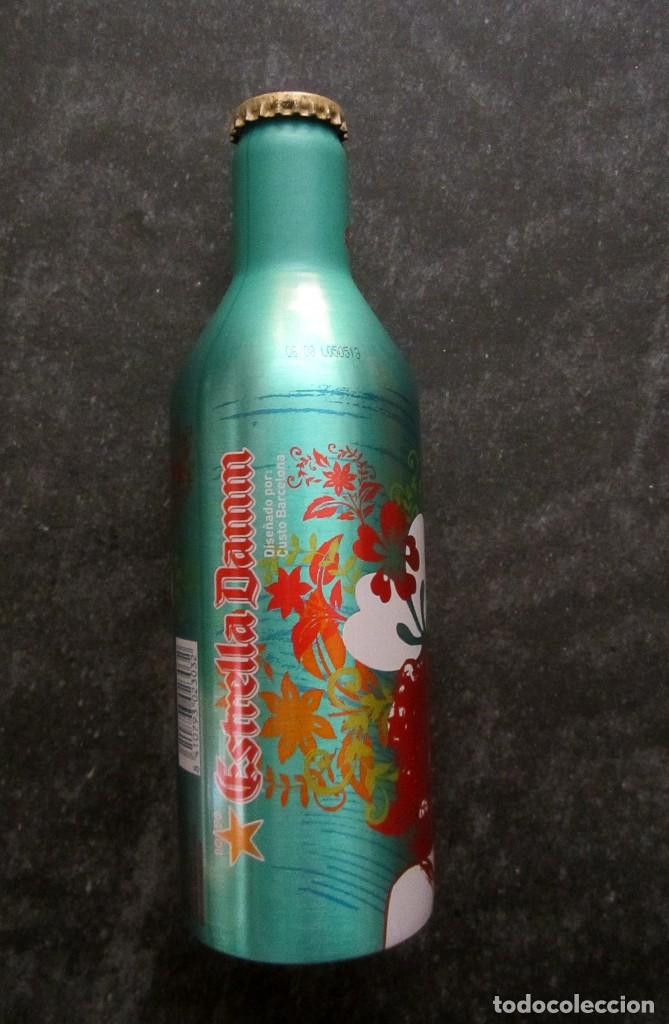 Coleccionismo de cervezas: Botella de colecci&oacute;n de aluminio de Damm - Custo - Foto 2
