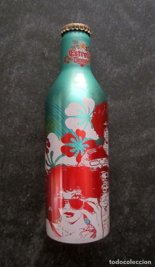 Coleccionismo de cervezas: Botella de colecci&oacute;n de aluminio de Damm - Custo - Foto 3