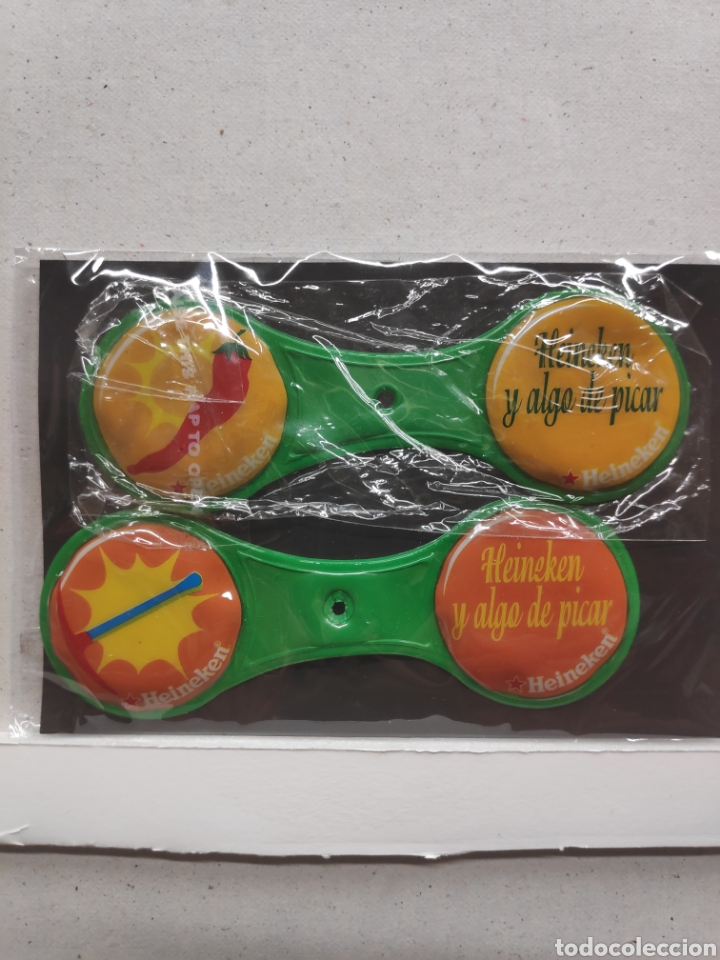 Coleccionismo de cervezas: Marcadores de p&aacute;ginas de imanes Heineken