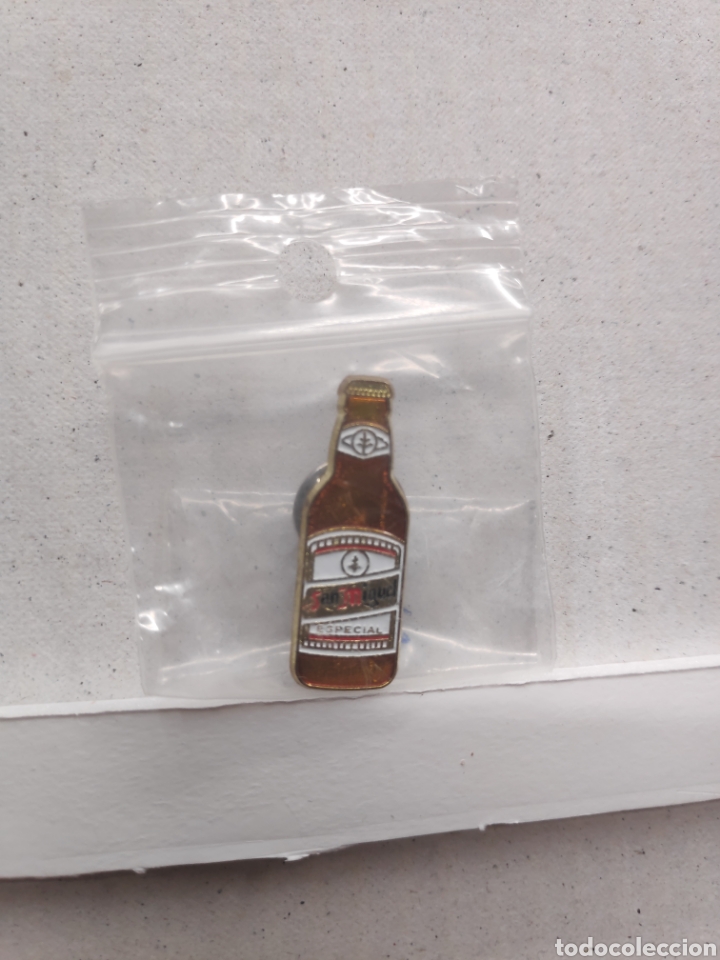 Coleccionismo de cervezas: Pins cerveza San Miguel