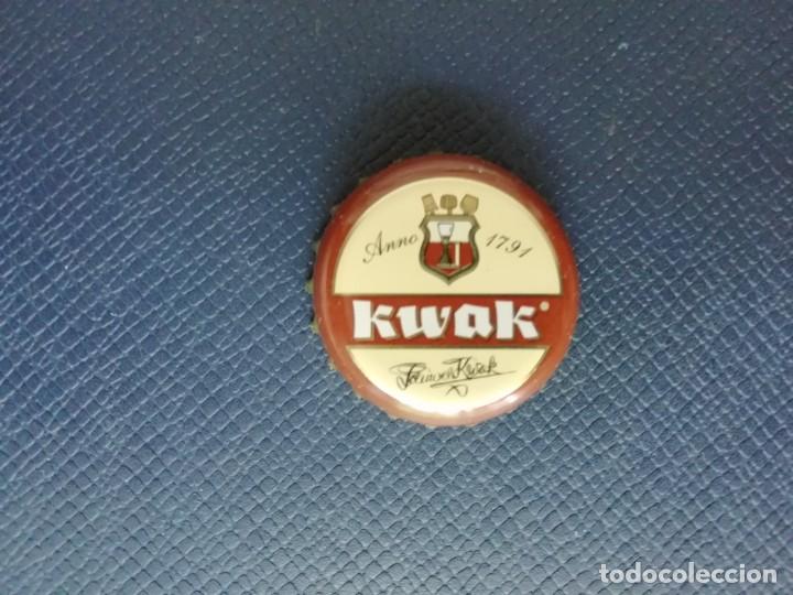 Collezionismo di birre: Chapa tap&oacute;n corona de la cerveza belga KWAK