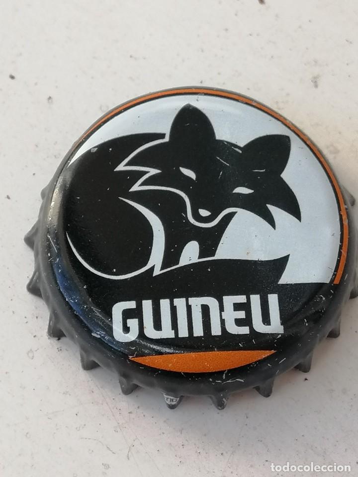 Collectable Beer: CHAPA CERVEZA CERVESA ARTESANA GUINEU (5). VALLS DE TORROELLA. BARCELONA.---LOTE N.1693---CARMANJO