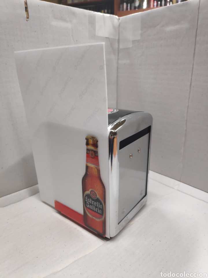 Coleccionismo de cervezas: Servilletero Cerveza Estrella Galicia