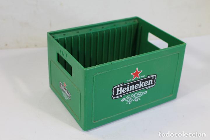 Coleccionismo de cervezas: peque&ntilde;a caja cerveza heineken porta CD
