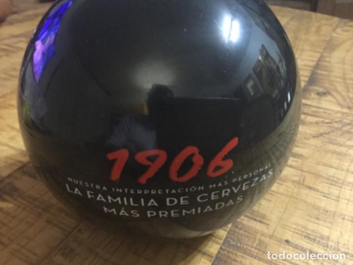 Coleccionismo de cervezas: ESTRELLA DE GALICIA 1906 - PORTA MEN&Uacute; DE PL&Aacute;STICO - CERVEZA DE GALICIA