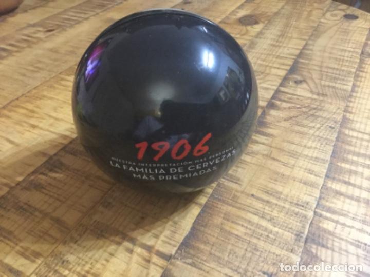 Coleccionismo de cervezas: ESTRELLA DE GALICIA 1906 - PORTA MEN&Uacute; DE PL&Aacute;STICO - CERVEZA DE GALICIA