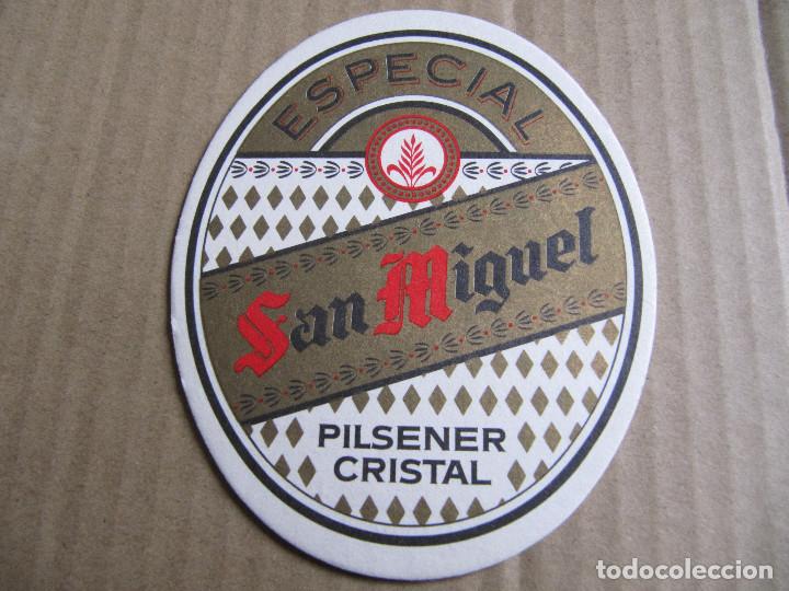 Coleccionismo de cervezas: POSAVASOS SAN MIGUEL PILSENER CRISTAL-BAR JOVY 1 VALLADOLID