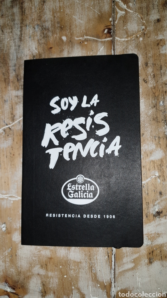 Coleccionismo de cervezas: Libreta Moleskine edici&oacute;n especial cerveza Estrella Galicia