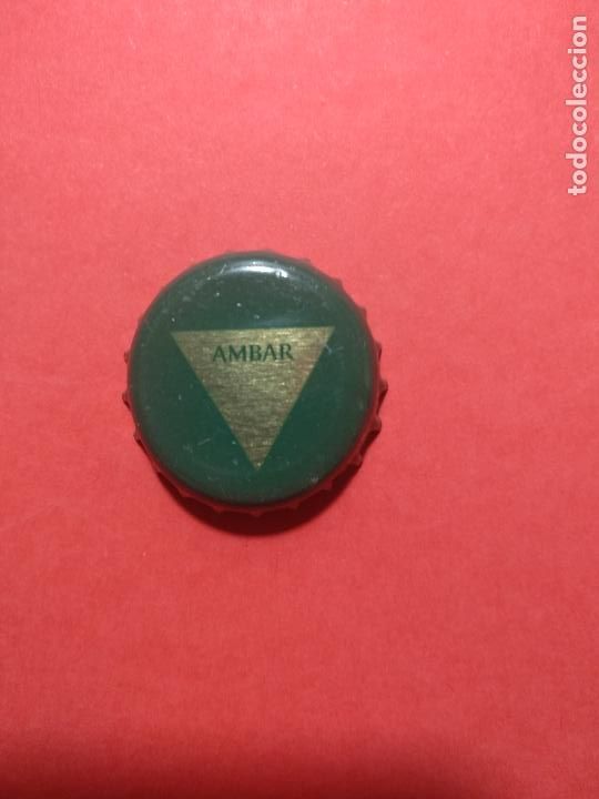 Chapa de cerveza. AMBAR