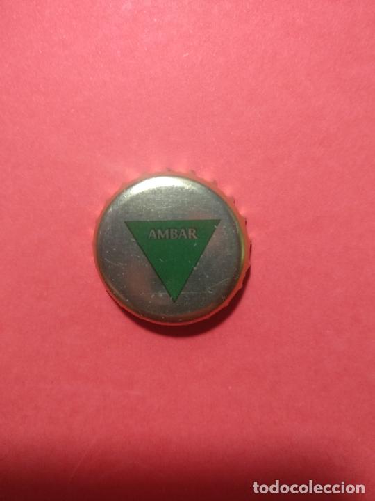Chapa de cerveza. AMBAR