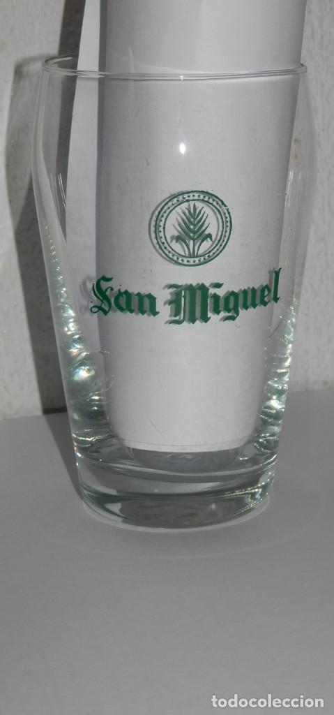 Coleccionismo de cervezas: VASO VINTAGE DE LA CERVEZA SAN MIGUEL