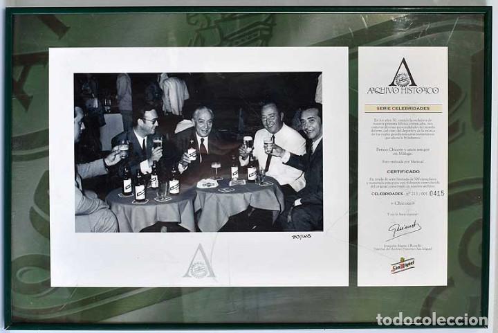 Coleccionismo de cervezas: Pedro Chicote. Fotograf&iacute;a tirada limitada colecci&oacute;n Archivo Hist&oacute;rico San Miguel