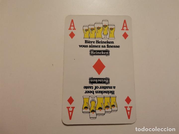 Coleccionismo de cervezas: CARTA CERVEZA HEINEKEN AS DE ROMBOS