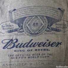 Coleccionismo de cervezas: CAMISETA ROLY T-L BUDWEISER. KING OF BEERS. THE OFFICIAL BEER OF THE 2018 FIFA WORLD CUP. Lote 229716675