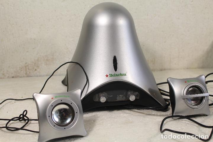 Coleccionismo de cervezas: cerveza Heineken altavoces exclusivos,