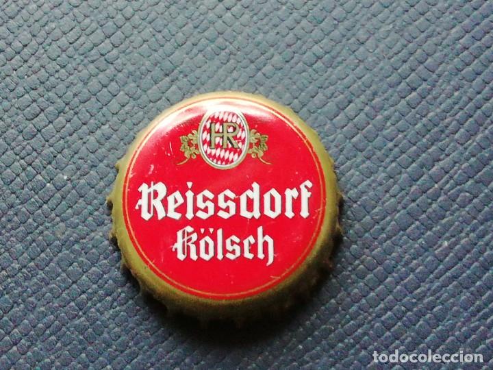 Coleccionismo de cervezas: Chapa tap&oacute;n corona de la cerveza alemana REISSDORF K&Ouml;LSCH