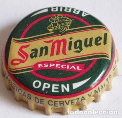 Coleccionismo de cervezas: CHAPA CERVEZA SAN MIGUEL, ESPECIAL. FACTORIA DAP