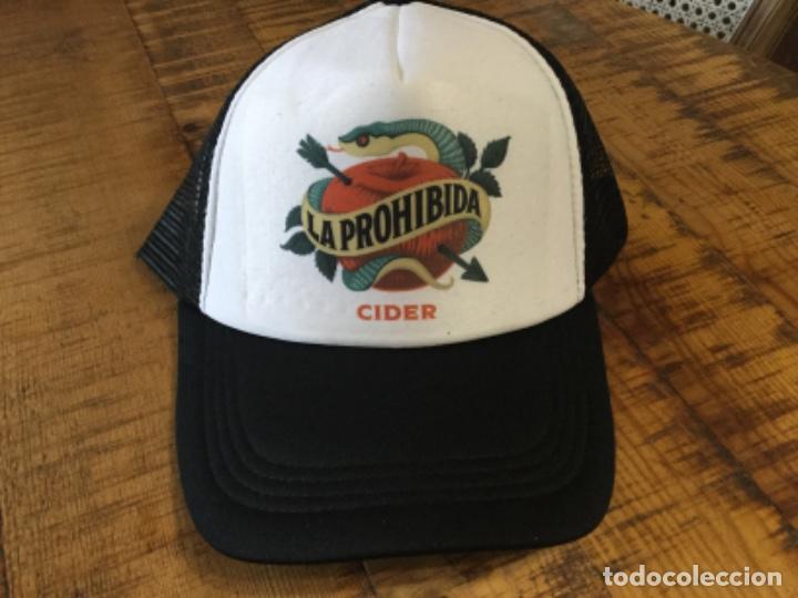 Coleccionismo de cervezas: LA PROHIBIDA CIDER - GRUPO MAHOU SAN MIGUEL - GORRA PUBLICIDAD LANZAMIENTO