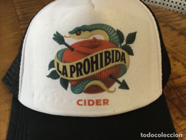Coleccionismo de cervezas: LA PROHIBIDA CIDER - GRUPO MAHOU SAN MIGUEL - GORRA PUBLICIDAD LANZAMIENTO