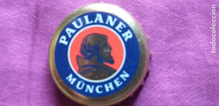 Sammeln von Brauereiartikeln: CERVEZA-PENN-III-CHAPA-TAPON-CORONA-PAULANER