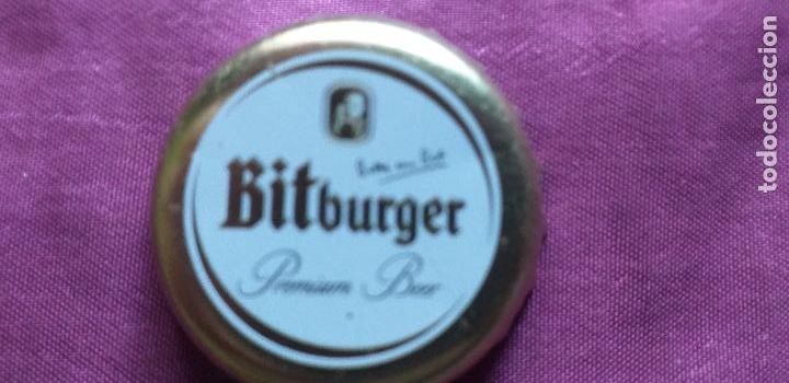Sammeln von Brauereiartikeln: CERVEZA-PENN-III-CHAPA-TAPON-CORONA-BITBURGER