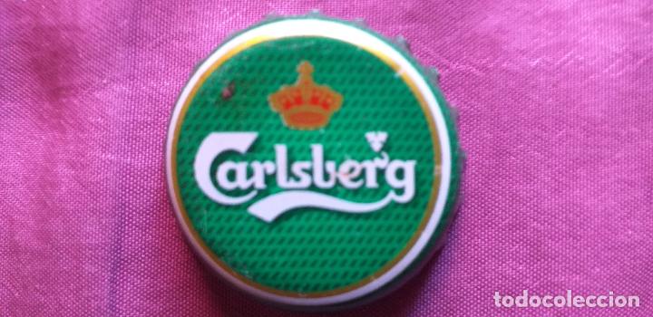 Sammeln von Brauereiartikeln: CERVEZA-PENN-III-CHAPA-TAPON-CORONA-CARLSBERG