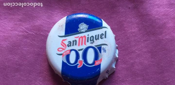 Coleccionismo de cervezas: CERVEZA-PENN-I-CHAPA-TAPON-CORONA-SAN MIGUEL